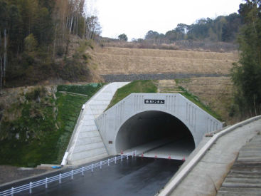 国道425号道路改築　稲原トンネル