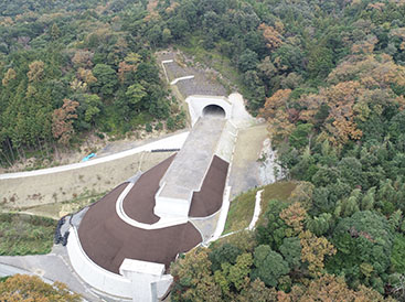 三隅・益田道路古市場トンネル工事