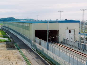 東北新幹線八戸電留基地検修庫他